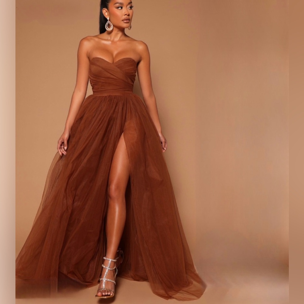 NWT- GORGEOUS Tulle Gown, Floor Length